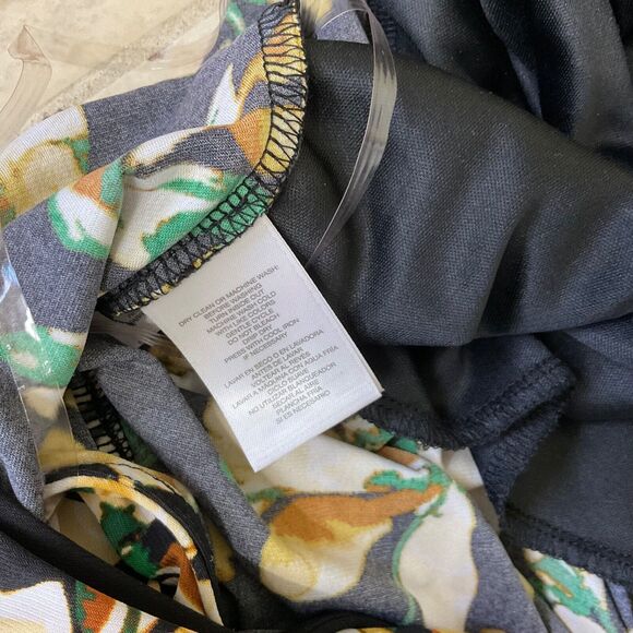 Evan Picone Black Label Women’s 16 Floral Print Faux Wrap Dress some Stretch - Picture 10 of 12